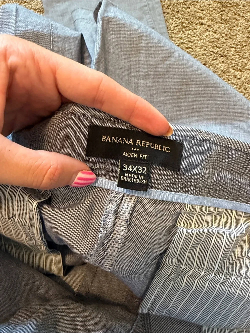 Banana Republic blue color